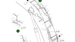 Трубка 209-70-77150 Komatsu