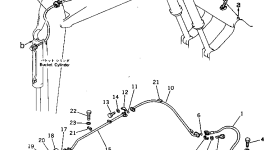 Трубка 209-62-24221 Komatsu