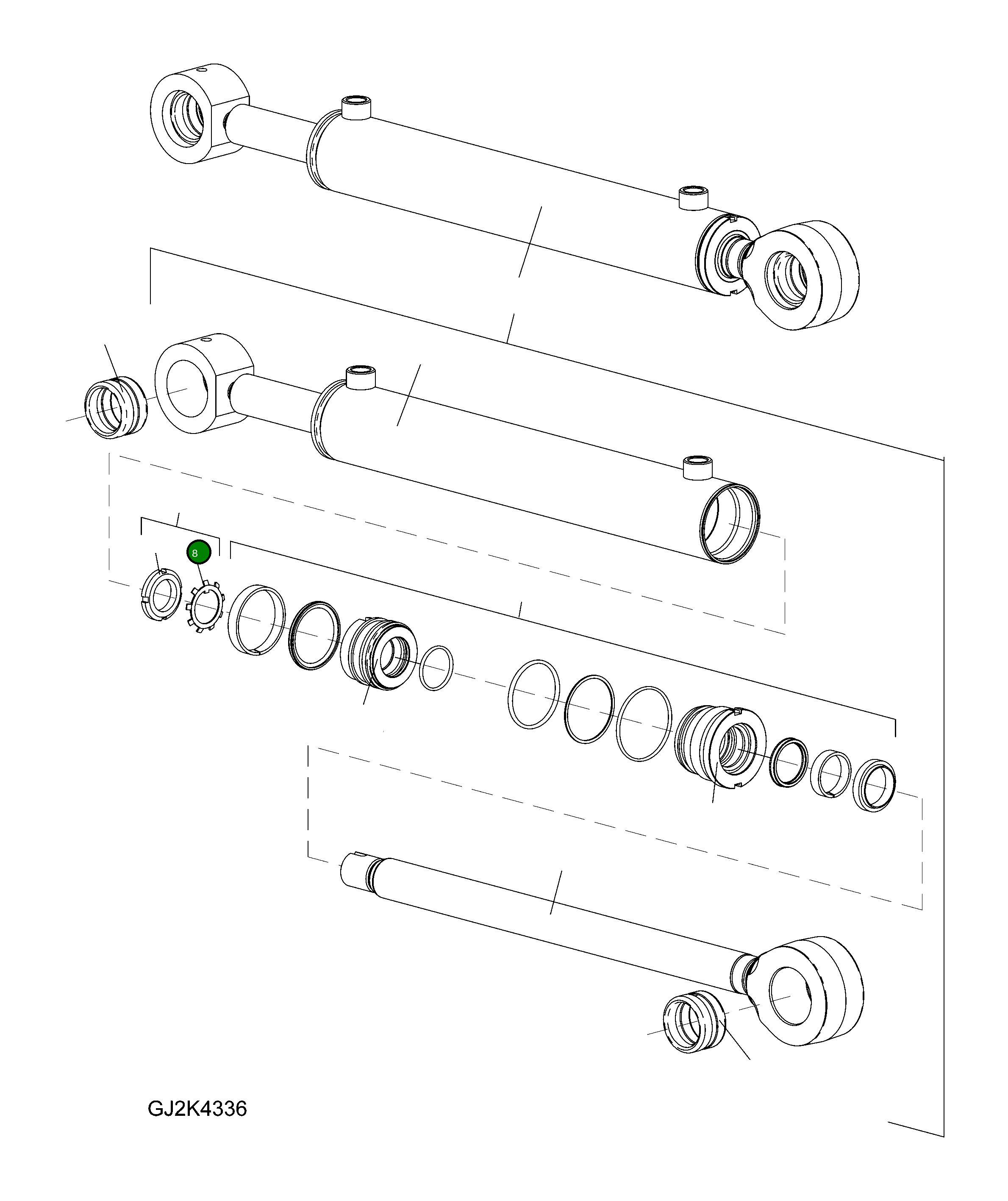 Стопорное кольцо 42T-63-H0P54 Komatsu