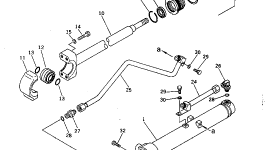 Цилиндр 12F-63-13740 Komatsu