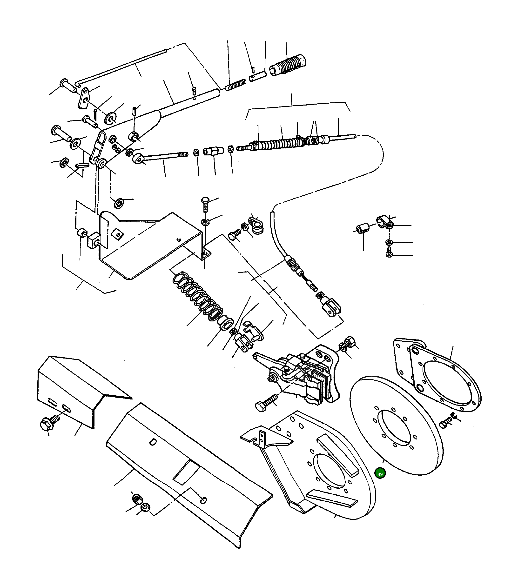 Тормозной диск 3093673M1 Komatsu
