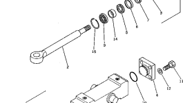 Цилиндр 11T-71-15410 Komatsu