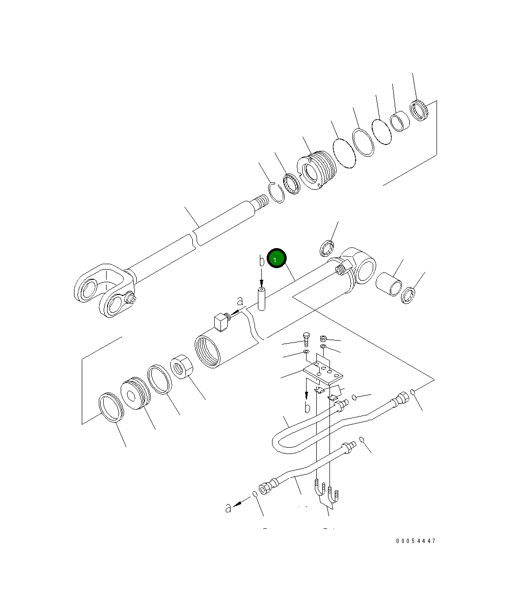 Цилиндр 707-11-11A81 Komatsu