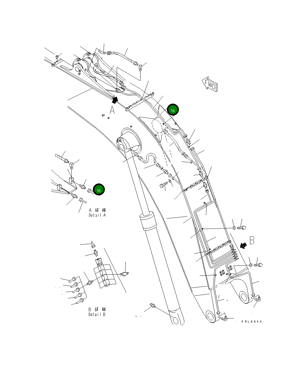 Трубка 209-70-75880 Komatsu