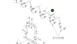 Трубка 208-62-65350 Komatsu