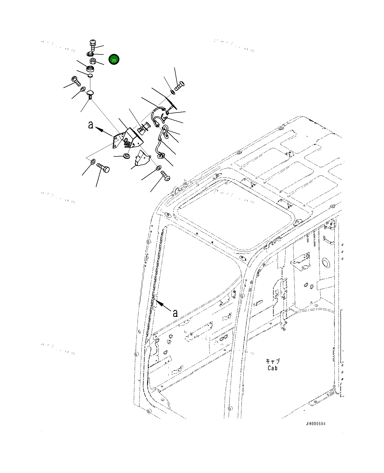 Уровень 22U5427130 Komatsu