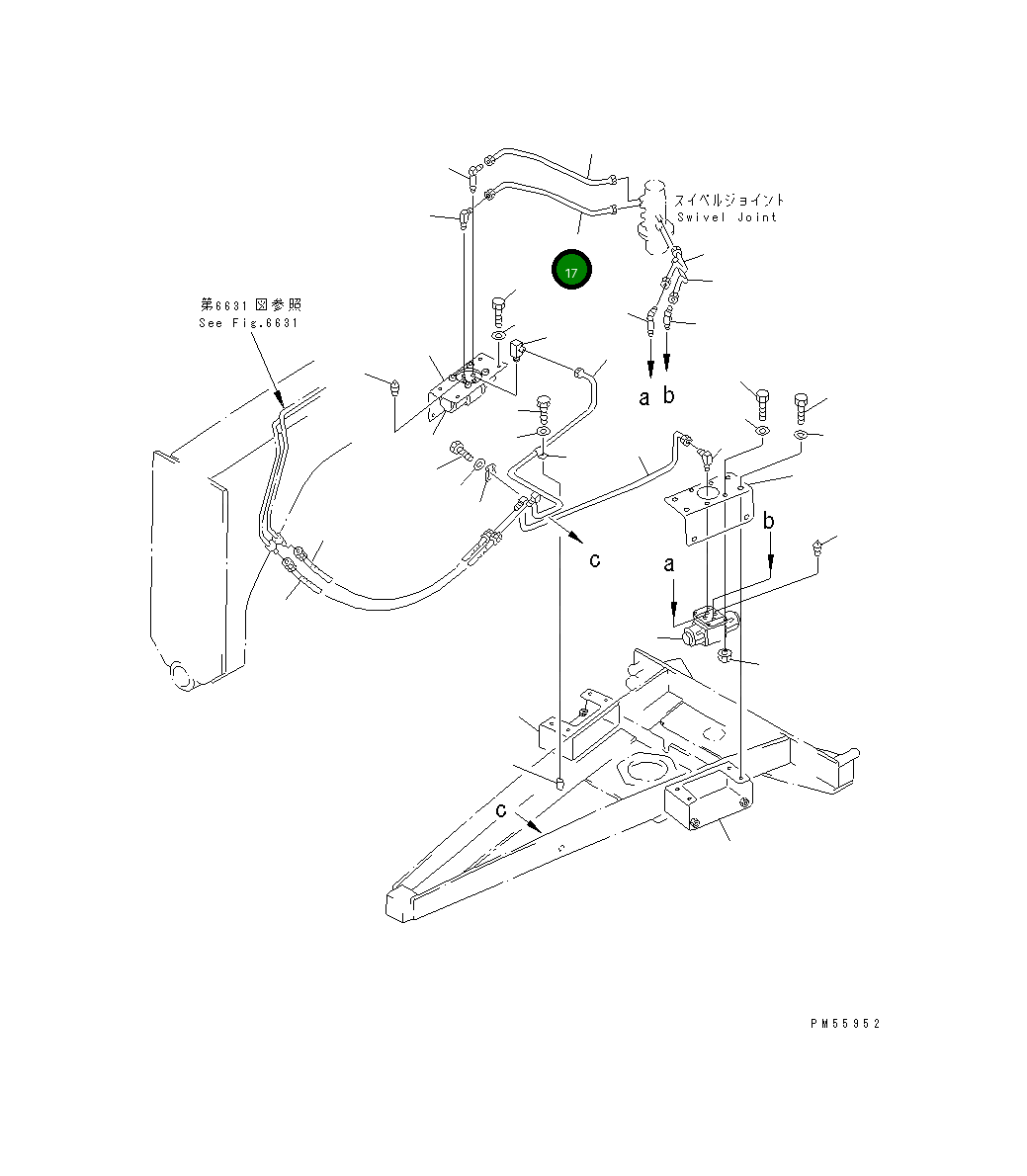 Трубка 23D-60-15860 Komatsu