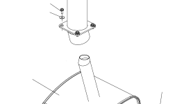 Трубка 42W-02-21050 Komatsu