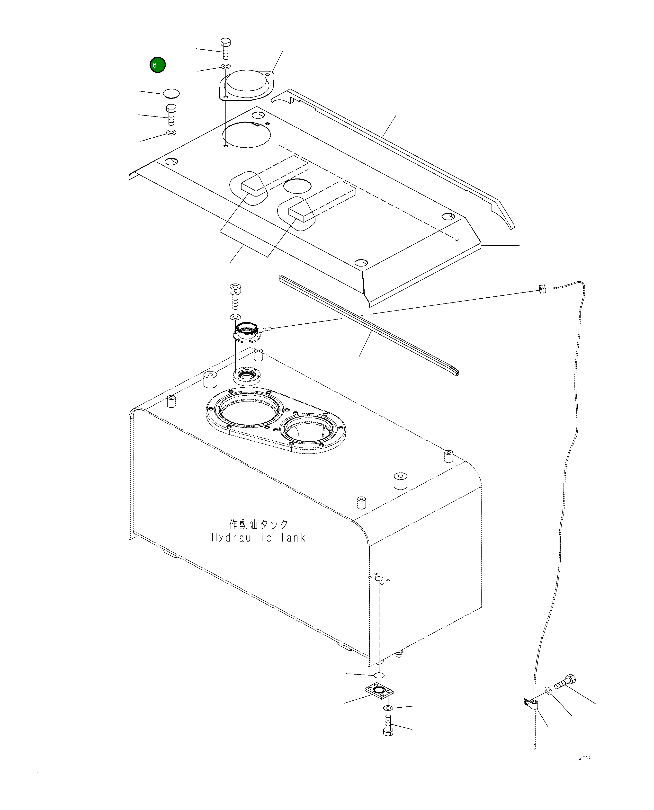 Уплотнение 421-54-63422 Komatsu