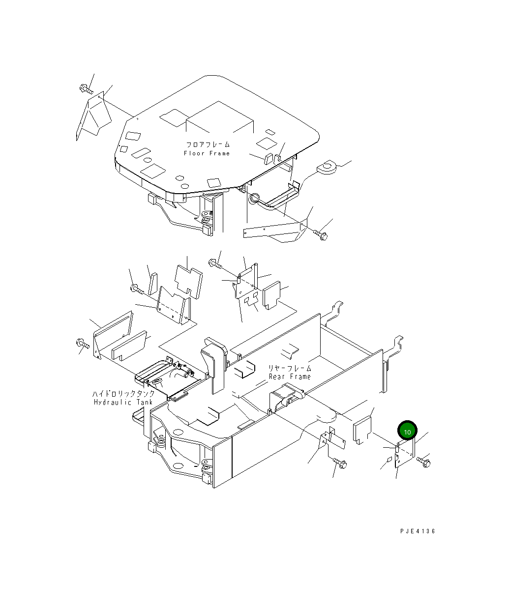 Уплотнение 415-54-31190 Komatsu