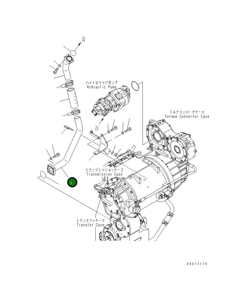 Трубка 426-16-31532 Komatsu