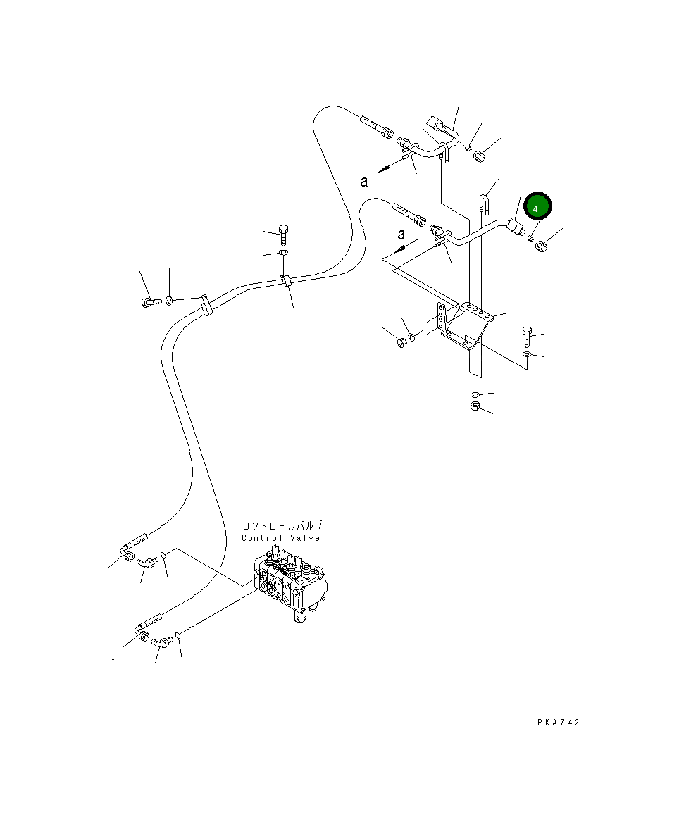 Трубка 124-78-61150 Komatsu