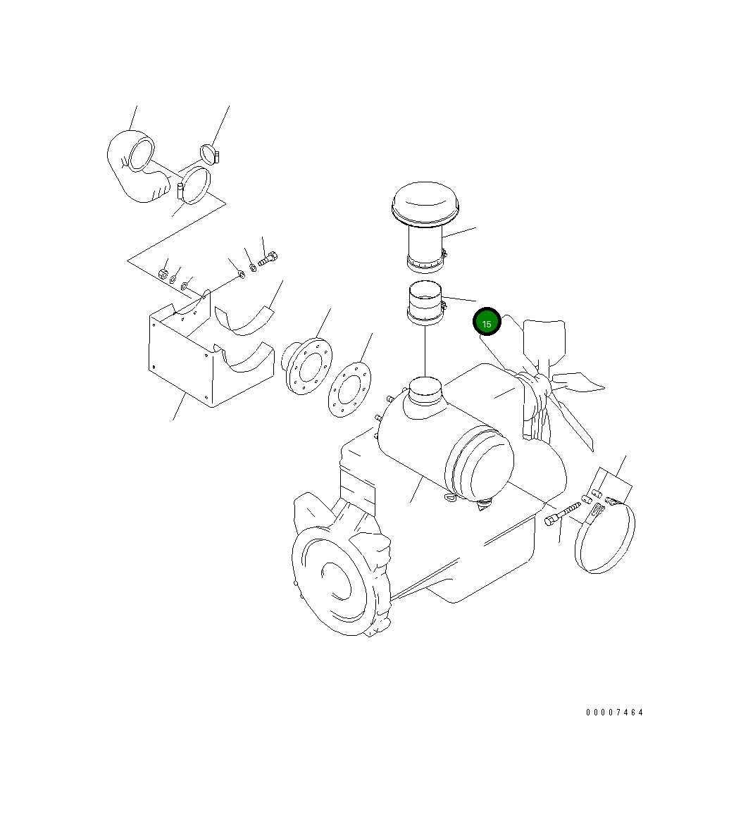 Труба 6150-81-7910 Komatsu