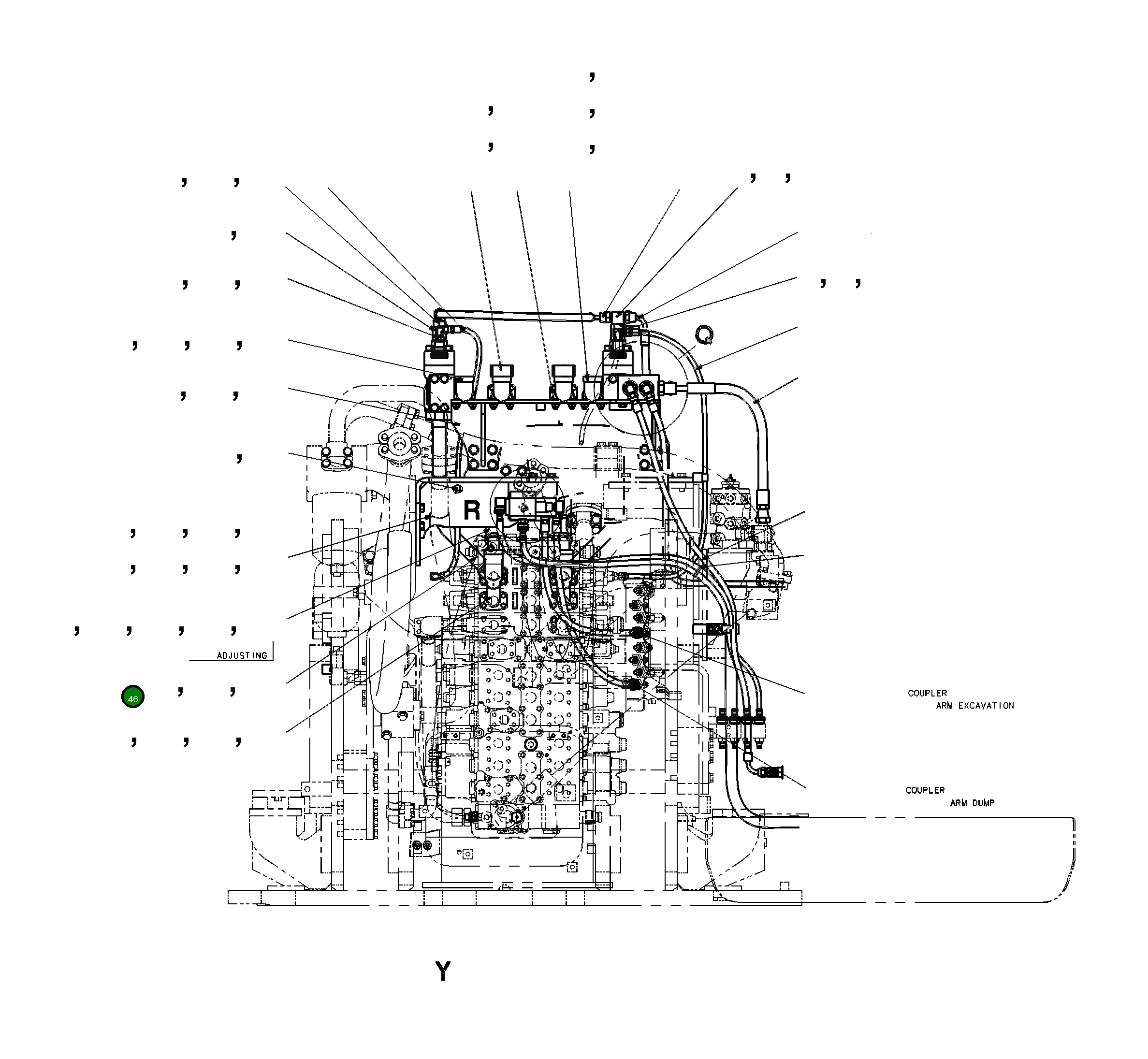 Трубка 208-62-85210 Komatsu