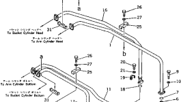 Трубка 207-62-13473 Komatsu