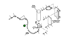 Трубка 208-01-A2170 Komatsu