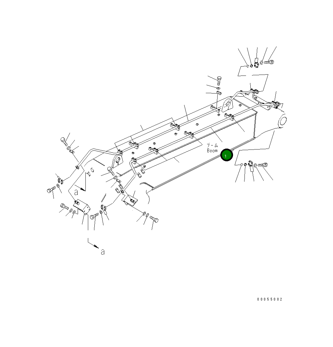 Трубка 208-72-71480 Komatsu