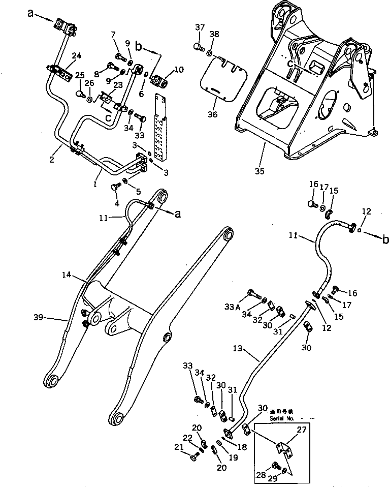 Трубка 419-877-1432 Komatsu