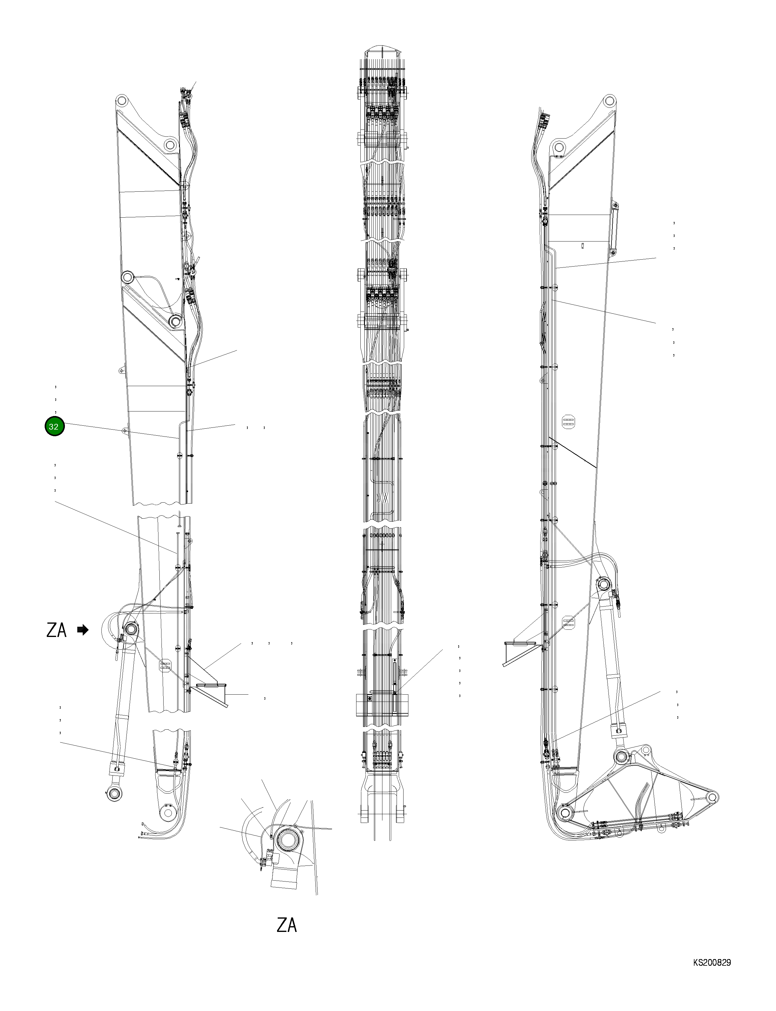 Трубка 209-62-KK170 Komatsu