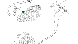 Угловой штуцер 37C-62-10070 Komatsu