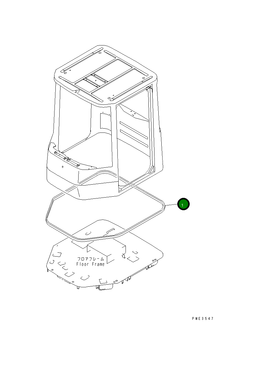 Уплотнение 421-56-21550 Komatsu