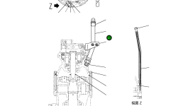 Труба KBB0842-24001 Komatsu