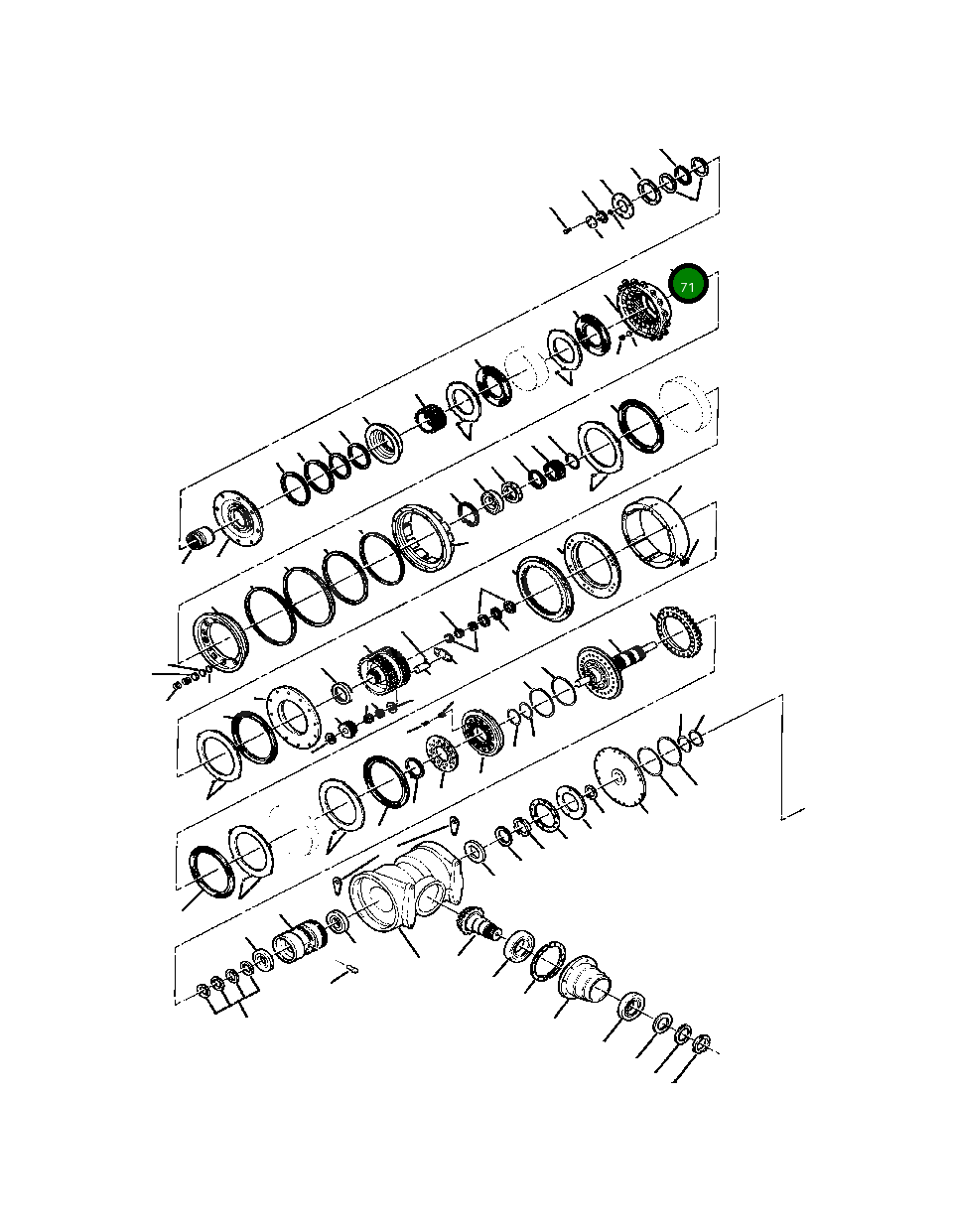 Фиксирующий дефлектор 731 229 C1 Komatsu
