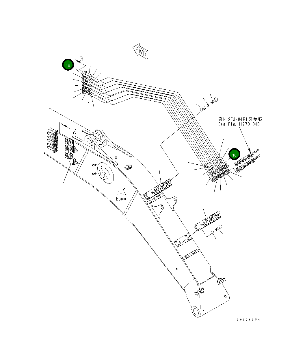 Трубка 208-62-65610 Komatsu