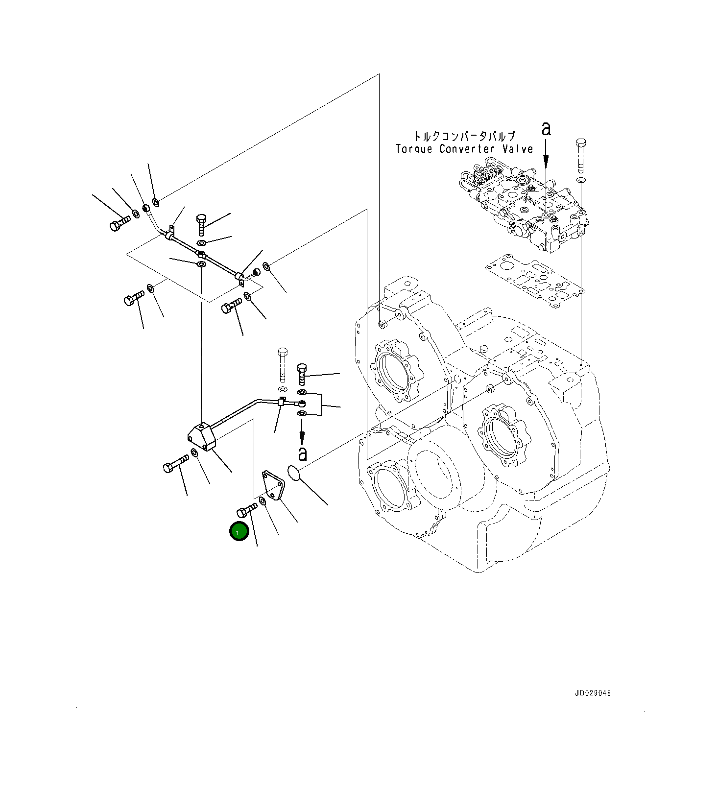 Трубка 561-13-76970 Komatsu