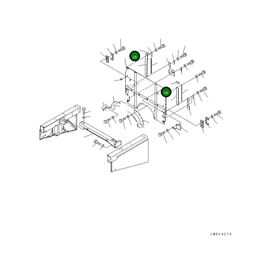 Уплотнение 427-54-29890 Komatsu
