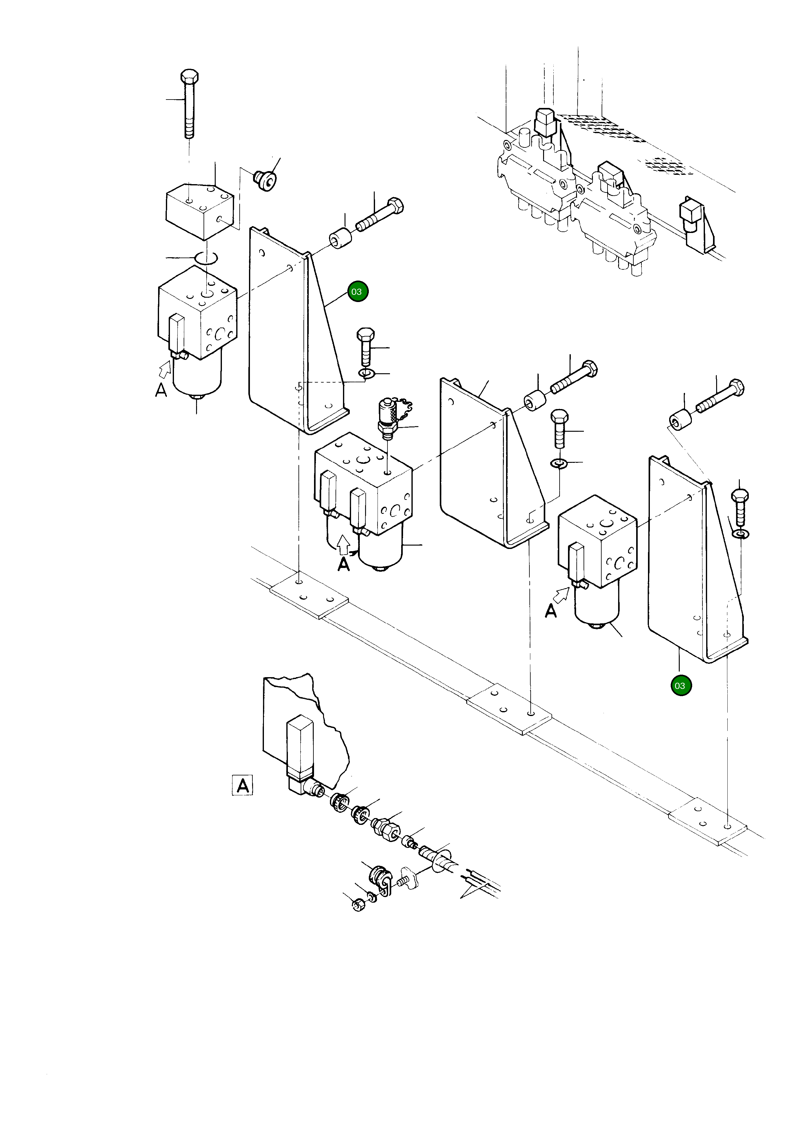 Фиксатор фильтра 332 060 40 Komatsu