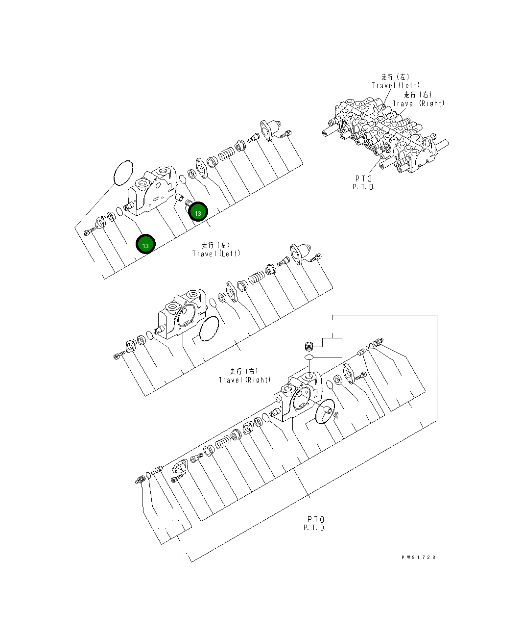 Уплотнительное кольцо YM933171-80610 Komatsu