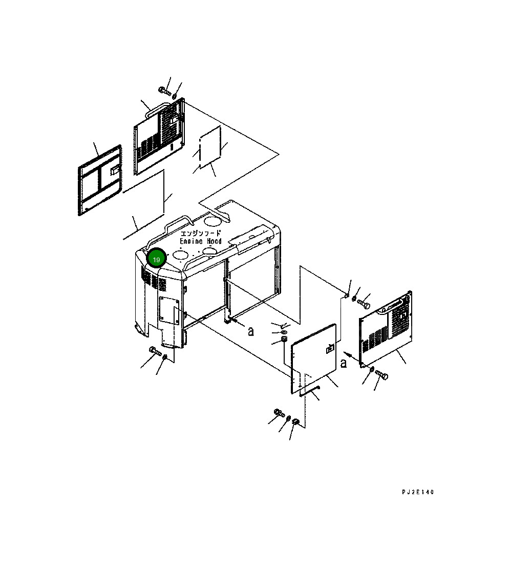 Уплотнение 23B-54-B1210 Komatsu