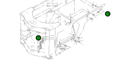 Трубка 41K-46-26140 Komatsu