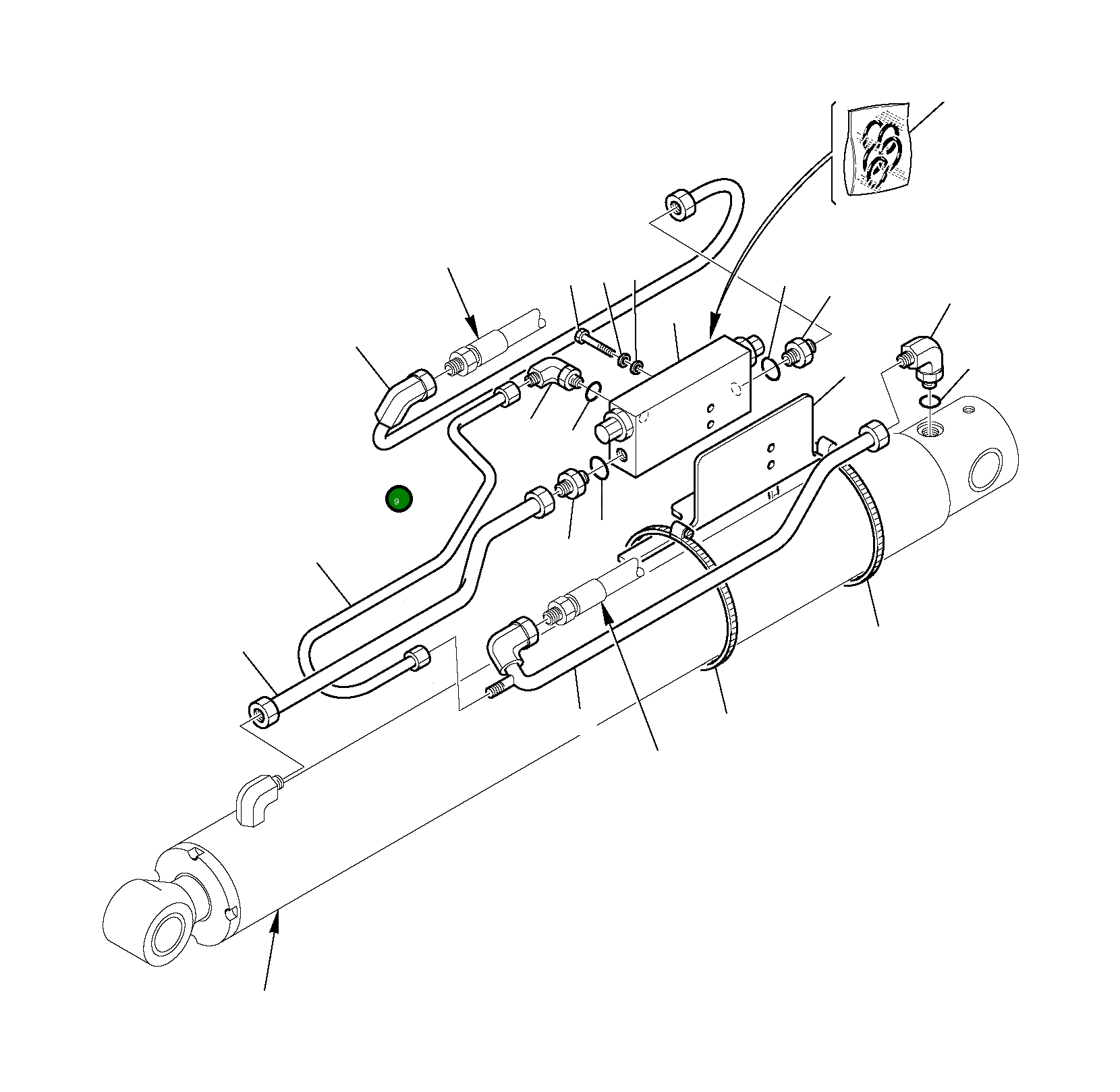 Труба 311931059 Komatsu