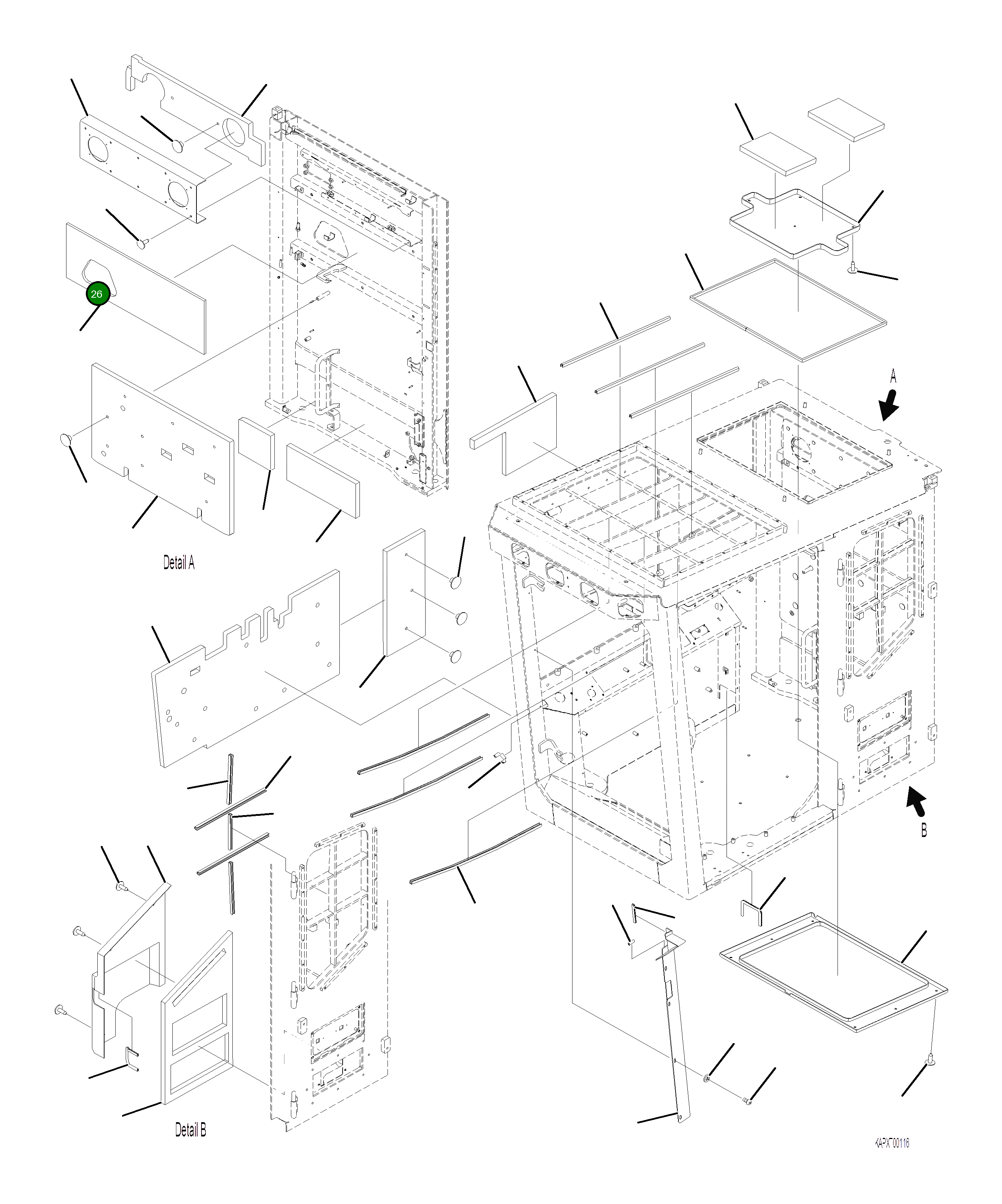 Уплотнение 4A1-53-12790 Komatsu