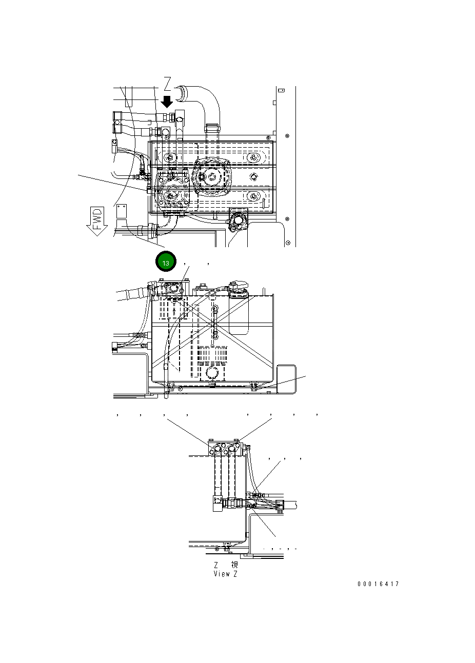 Трубка 14S-62-22210 Komatsu