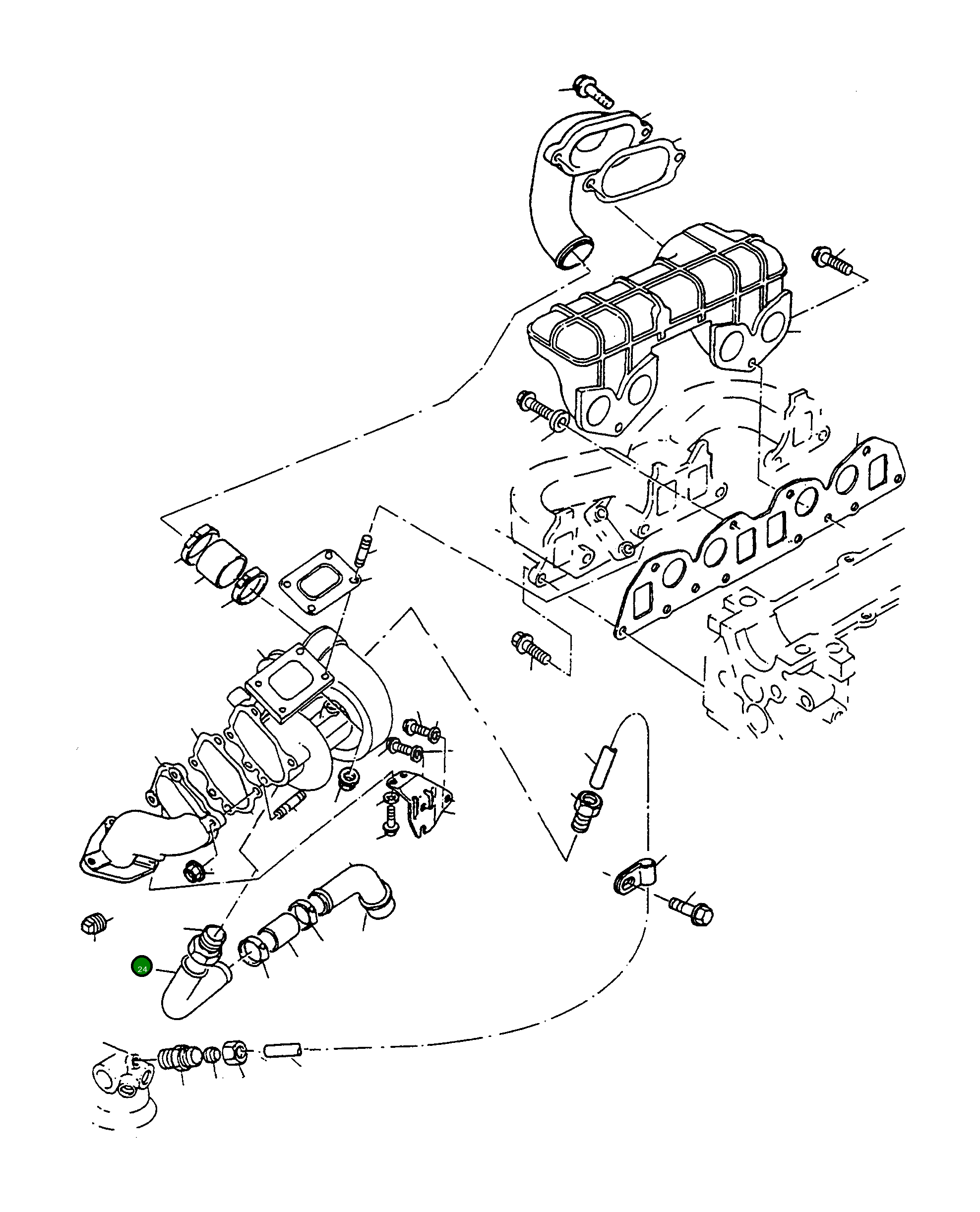 Труба 4918122M91 Komatsu