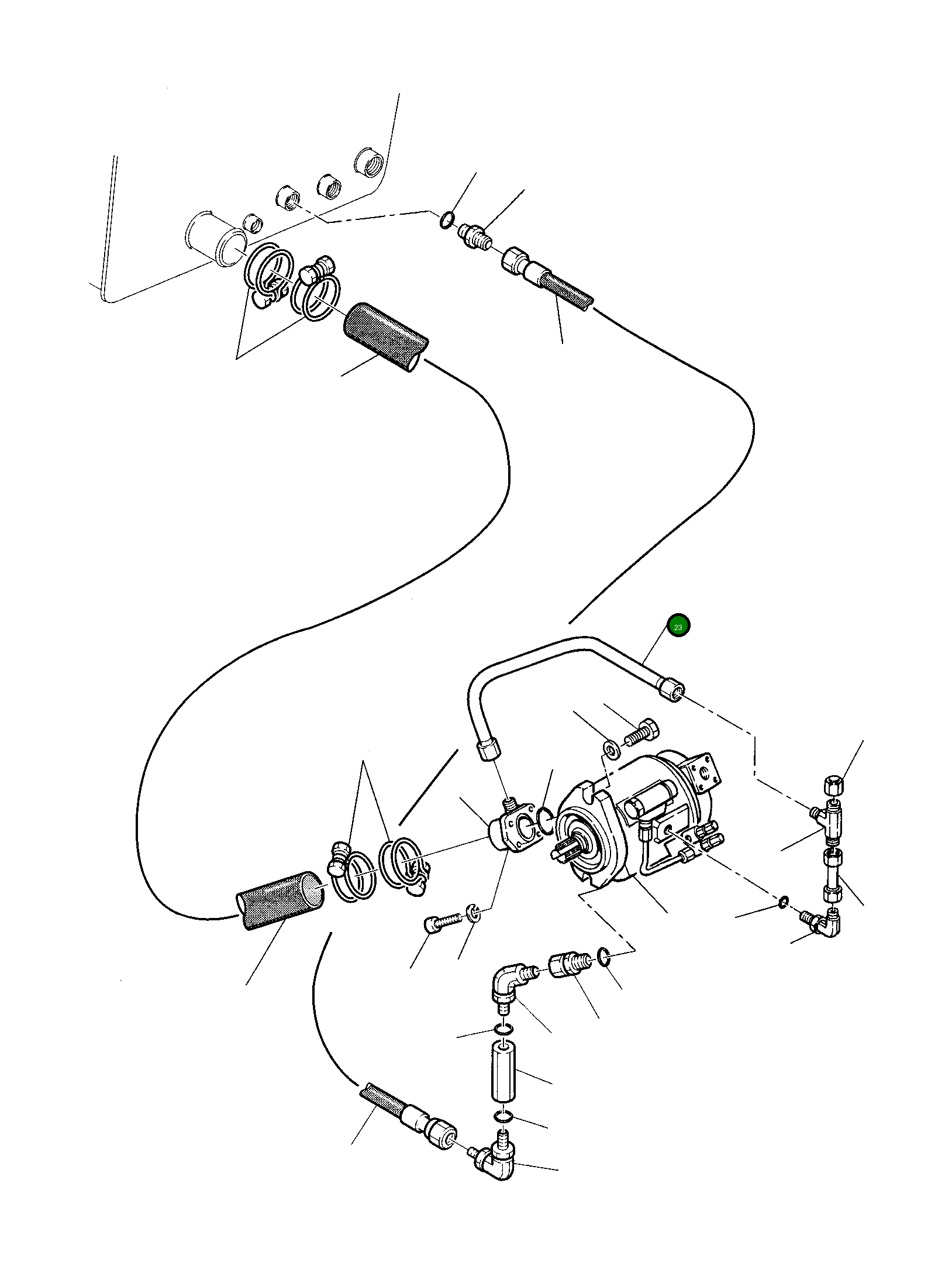 Труба 312610055 Komatsu