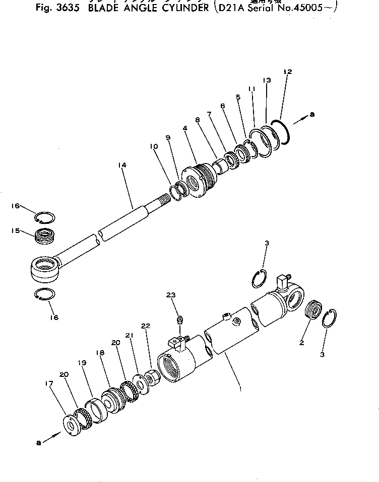 Цилиндр 101-63-55140 Komatsu