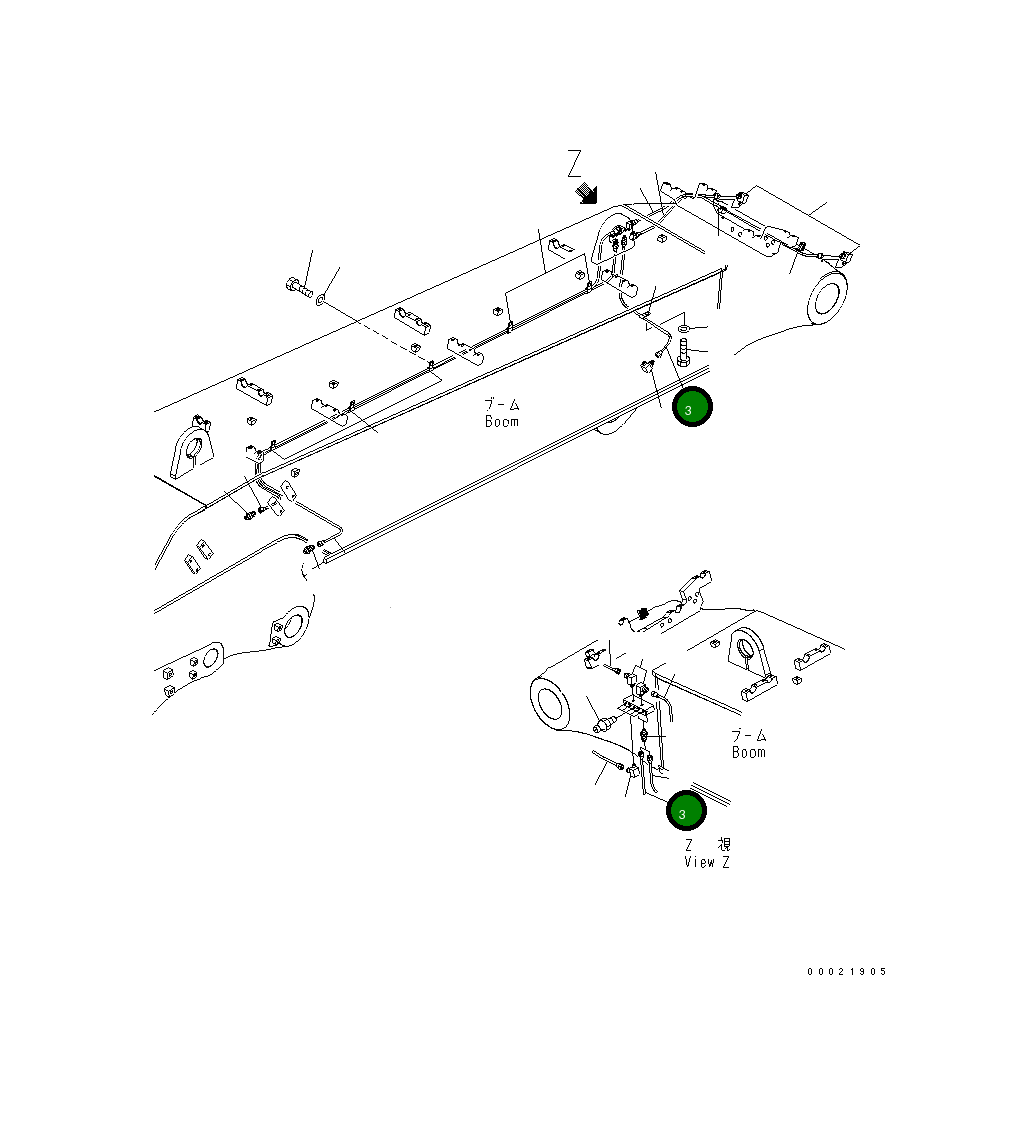 Трубка 208-72-71650 Komatsu