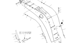 Трубка 209-62-78440 Komatsu