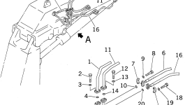 Трубка 208-72-68630 Komatsu