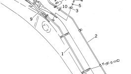 Трубка 208-62-64140 Komatsu