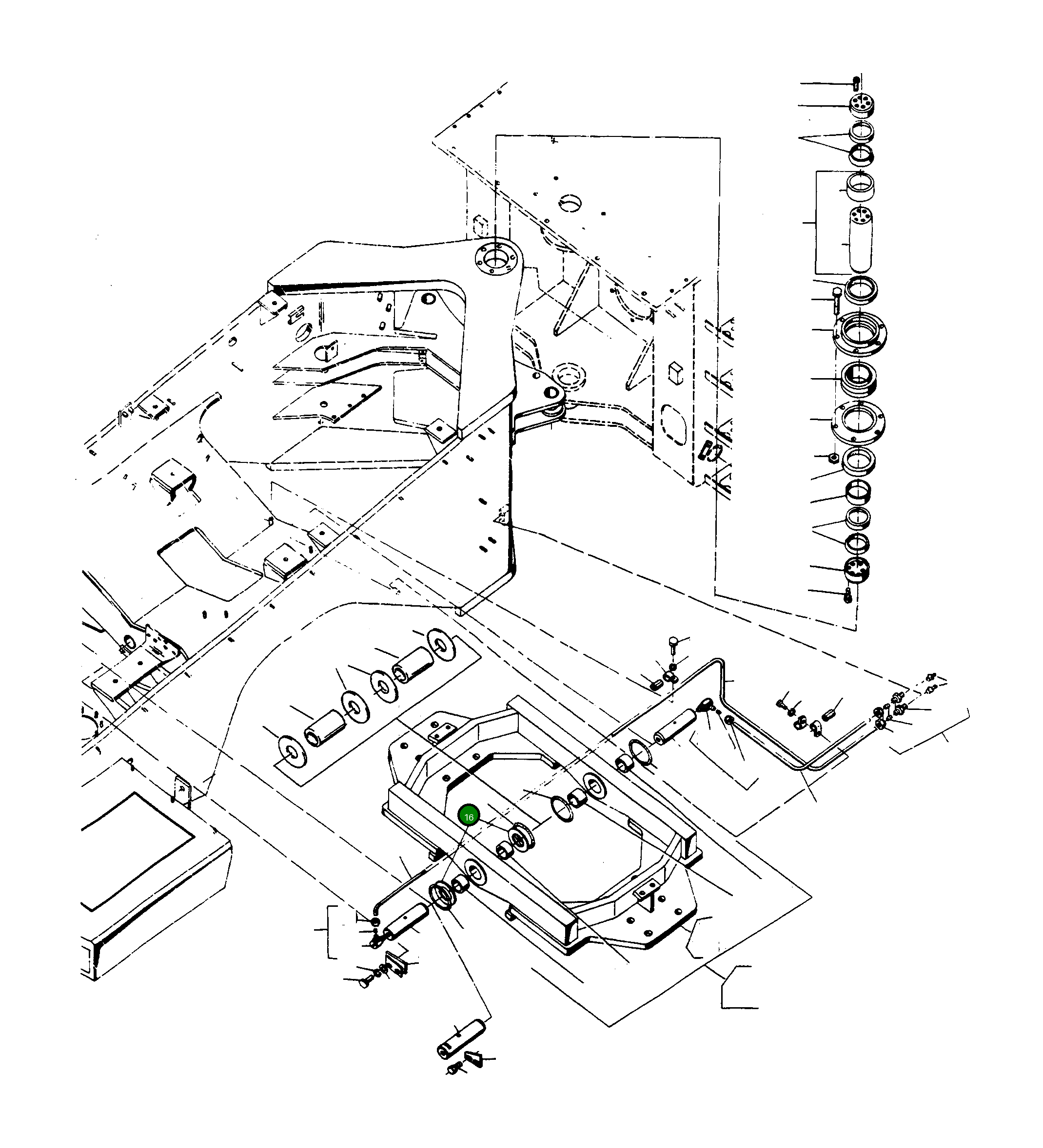 Упорная шайба 2948135M1 Komatsu