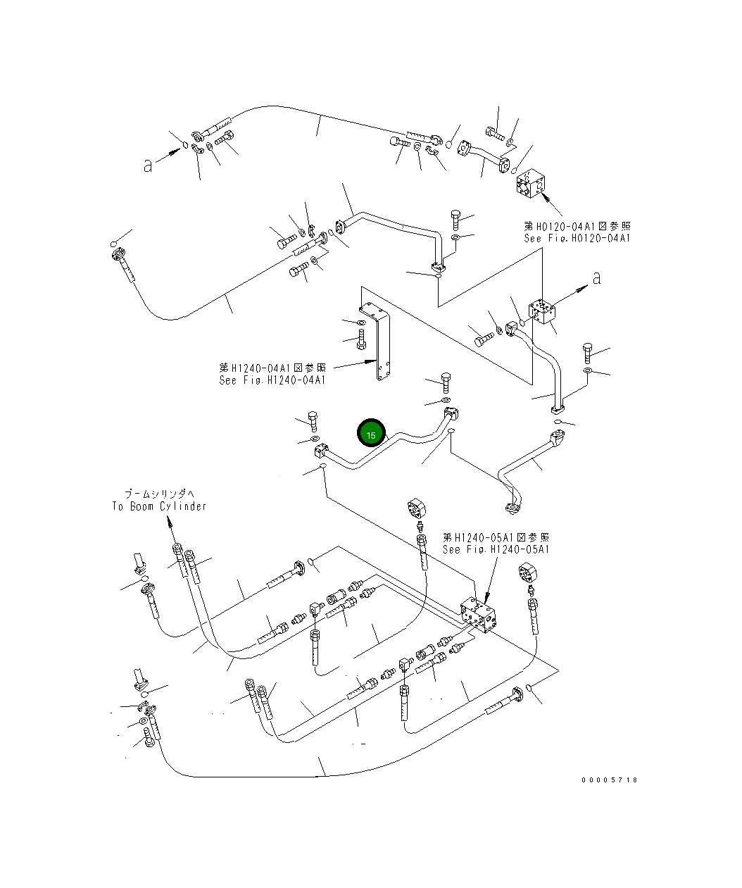 Трубка 209-64-12340 Komatsu