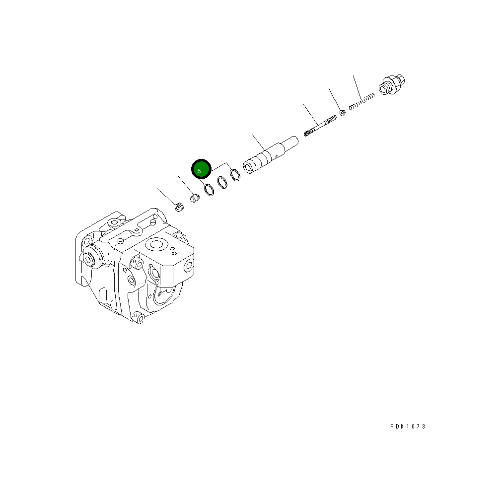 Уплотнение 708-1T-14510 Komatsu