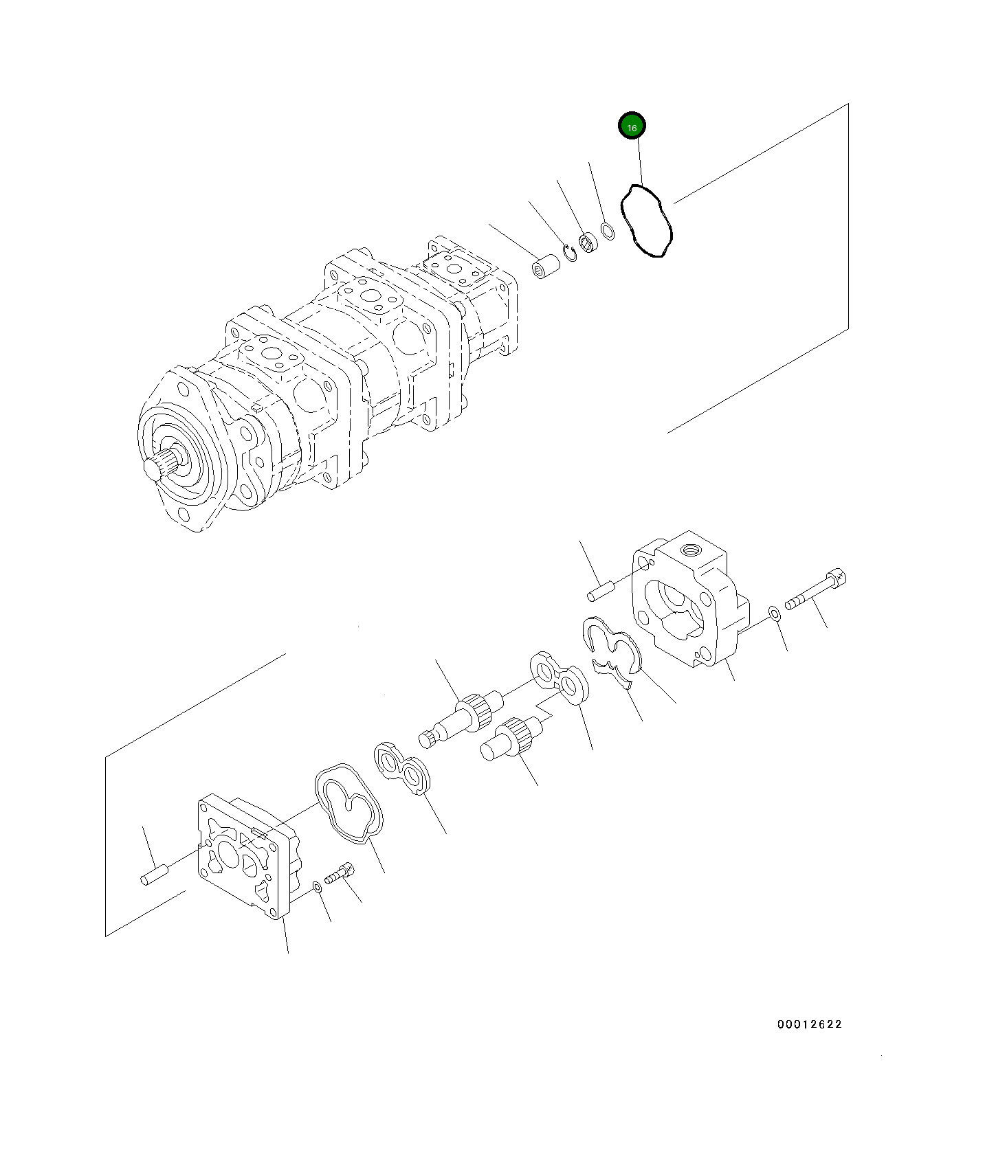 Уплотнение 705-40-80670 Komatsu
