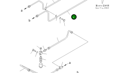 Трубка 262-43-71120 Komatsu