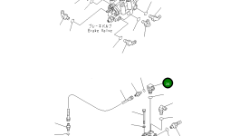 Угловой штуцер 22U-62-12230 Komatsu